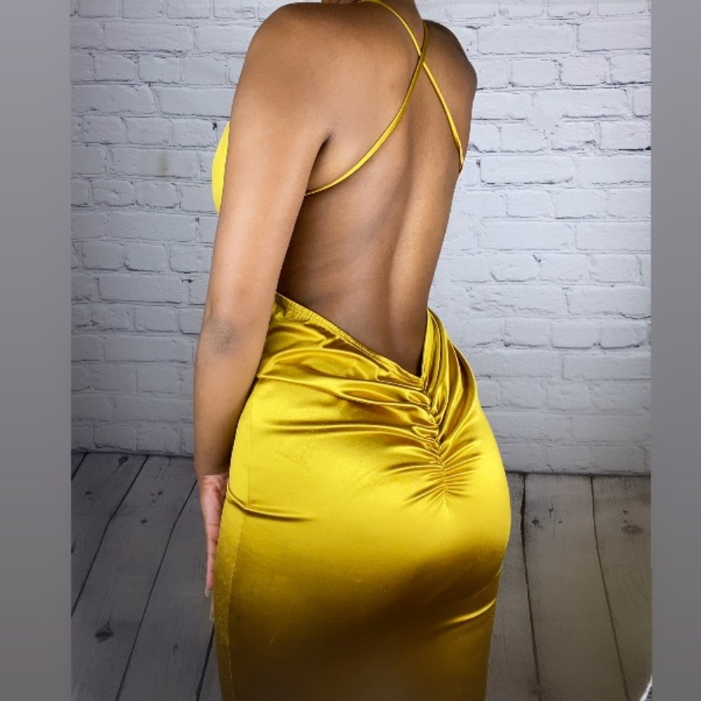 Ktoo Gold Midi Dress